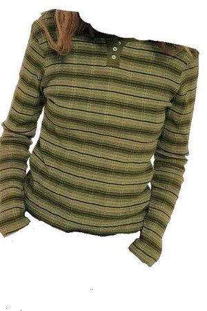 green striped shirt png
