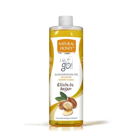 NATURAL HONEY aceite hidratante oil & go elixir de argan 300 ml
