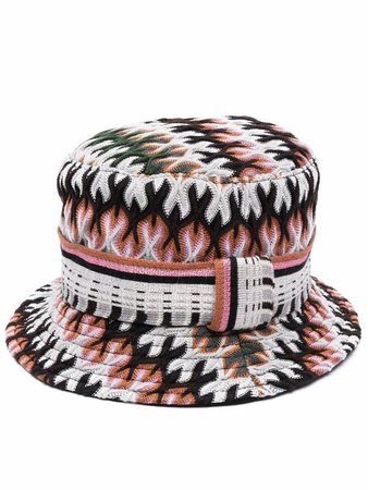 Missoni zigzag-knit bucket hat - FARFETCH