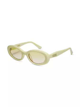 Gentle Monster tonal-design oval-frame Sunglasses - Farfetch