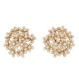 Van Cleef and Arpels Diamond Socrate Earrings For Sale at 1stDibs