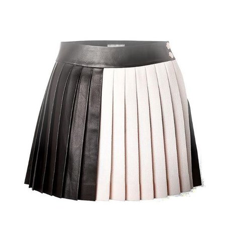 white leather pleated skirt - Google Search