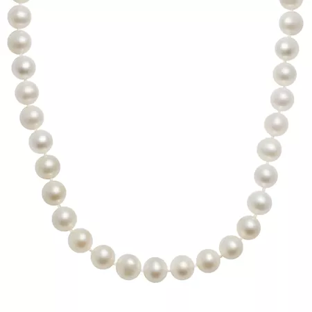10k Gold Freshwater Cultured Pearl Necklace - 23"