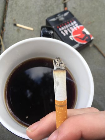 coffee and cigarrettes