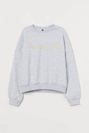Boxy Sweatshirt - Gray