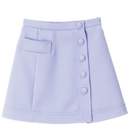 pastel purple skirt