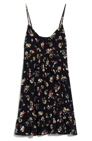 Madewell Silk Carnation Print Crossover Dress | Nordstrom