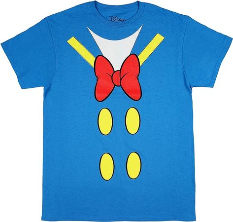 Amazon.com: Disney Donald Duck Shirt Men's I Am Donald Costume Classic Cartoon Adult Licensed T-Shirt (Large) Turquoise : Clothing, Shoes & Jewelry