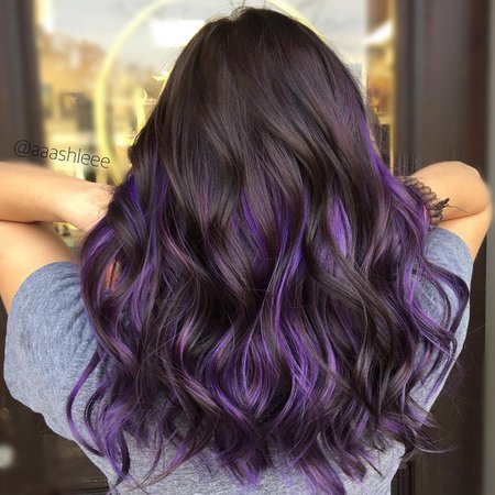 Ashlee Allen on Instagram: “#playingwithpurple #modernsalon 💜💜💜💜 @pravana Violet, amethyst, lavender and locked in purple. Playing with ALL the purple 💜💜💜”