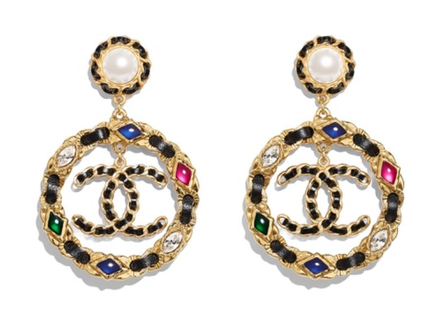 Gold Chanel Earrings