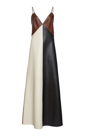 Patchwork Leather Maxi Dress By Chloé | Moda Operandi
