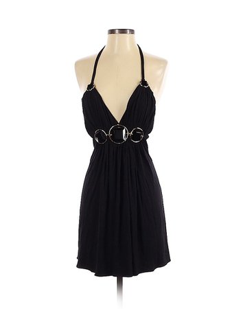 Sky Solid Black Cocktail Dress Size XS - 83% off | thredUP