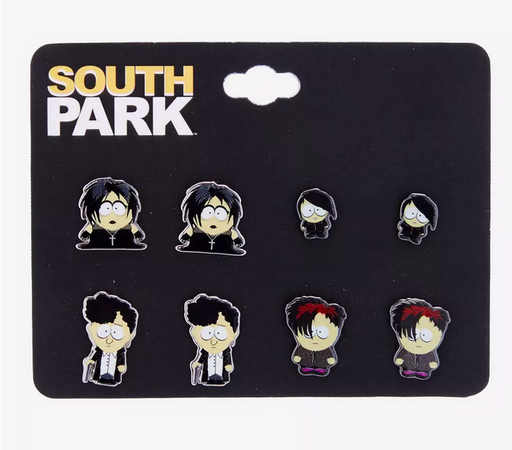 South Park Goth Kids Earring Set