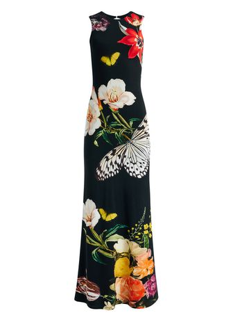 Delora Open Back Maxi Dress In Essential Floral | Alice And Olivia