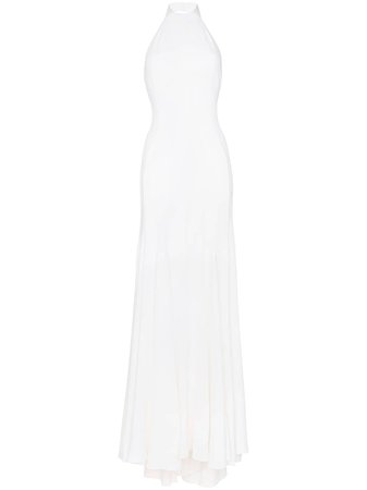 Stella Mccartney Magnolia Sleeveless Gown 561444SCA06 White | Farfetch