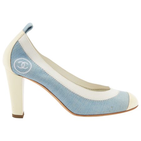 blue chanel; heels - Google Search