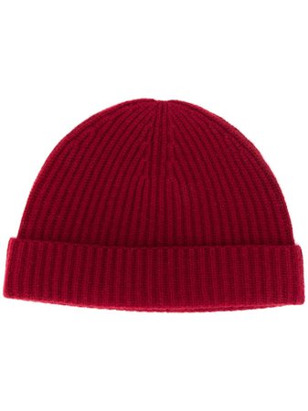 N.peal Ribbed Knit Hat