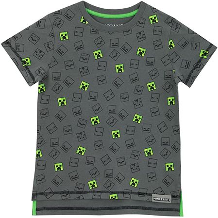 Amazon.com: Minecraft Boys T-Shirt Size 12: Clothing