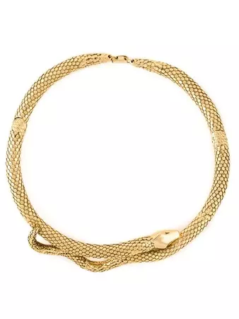 Aurelie Bidermann Tao Snake Necklace