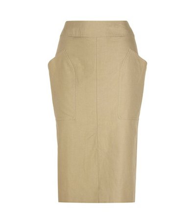 Stanton cotton and linen skirt