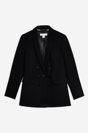 Satin Button Tuxedo Jacket - New In Fashion - New In - Topshop
