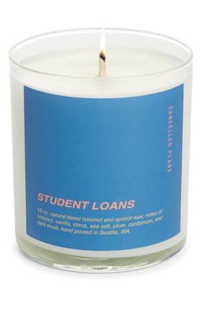 Cancelled Plans Student Loans Candle | Nordstrom