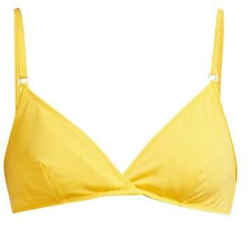 The Brigitte Bikini Top - Womens - Yellow