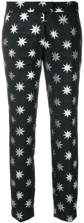 star print trousers