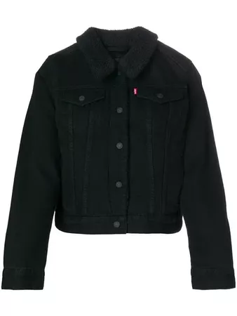 Levi's Furry Collar Denim Jacket