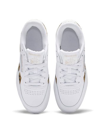 Reebok Club C Double sneakers in white and leopard - exclusive to ASOS | ASOS