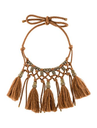 Lanvin Veruschka Tassel Collar Necklace - Necklaces - LAN92106 | The RealReal