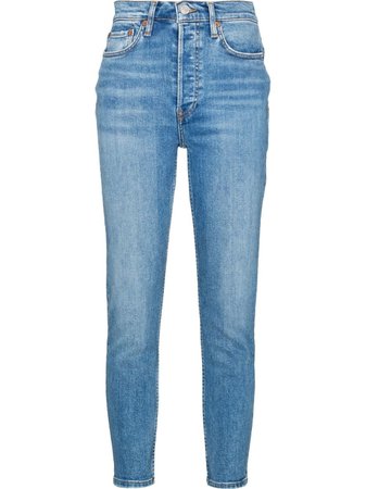 RE/DONE 90s high-rise Skinny Jeans - Farfetch