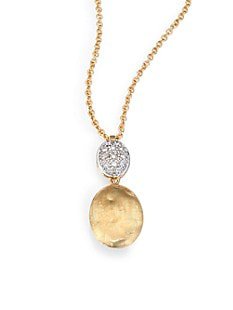 Temple St. Clair Tree of Life Rock Crystal, Diamond & 18K Yellow Gold Medium Vine Amulet | SaksFifthAvenue