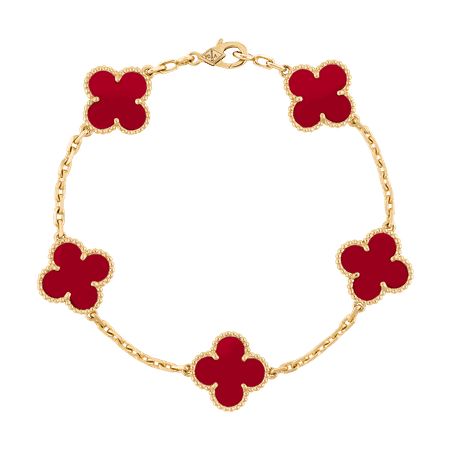 Van Cleef & Arpels, Vintage Alhambra bracelet, 5 motifs
