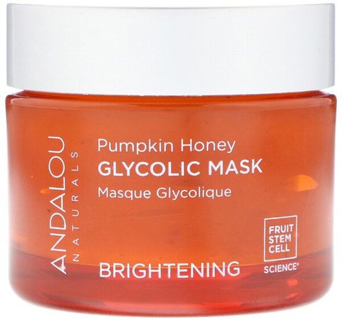 Andalou Naturals, Glycolic Beauty Mask, Pumpkin Honey, Brightening, 1.7 oz (50 g) - iHerb