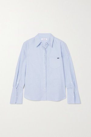 Cotton Oxford Shirt - Blue