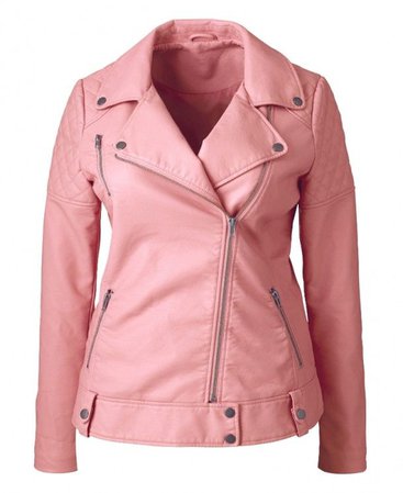 Simply Be’s pink biker jacket