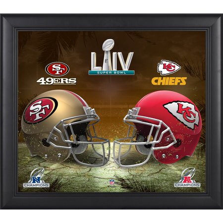 Kansas City Chiefs vs. San Francisco 49ers Fanatics Authentic Framed 15" x 17" Super Bowl LIV 15" x 17" Matchup Collage