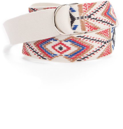 Nyess Geo Embroidered Woven Belt