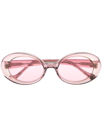 Vivienne Westwood Transparent Oval Frame Sunglasses - Farfetch
