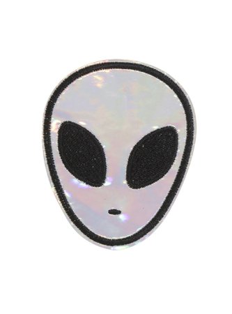 Alien Hologram Iron-On Patch