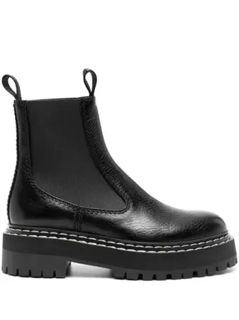 Proenza Schouler Leather Chelsea Boots - Farfetch