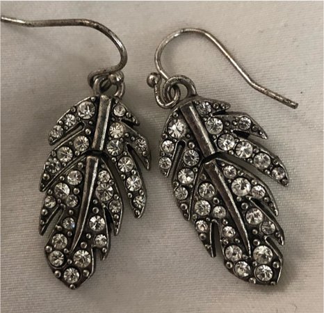 american eagle leaf earrings