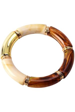 Amazon.com: COLORFUL BLING Acrylic Tortoise Shell Acetate Mottled Cuff Bangle Resin Polygon Geometric Wrap Bracelet Wristband Jewelry for Women Girls-Yellow: Clothing, Shoes & Jewelry