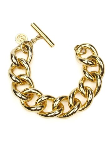gold chunky bracelet