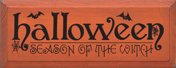 Halloween - Season of the Witch |Seasonal Wood Sign | Sawdust City Wood Signs