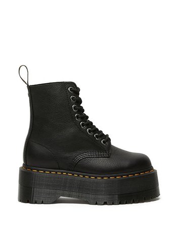 Dr Martens 1460 Pascal Max flatform boots in black | ASOS