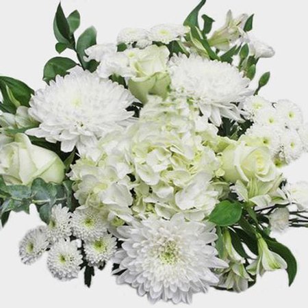 white boquet flowers