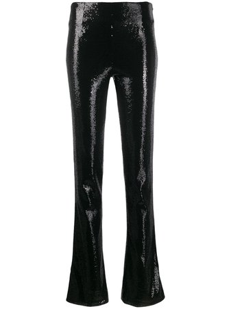 Galvan Ando Slashed Sequin Trousers | Farfetch.com