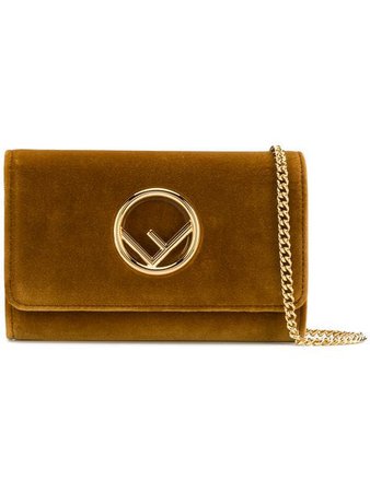 Fendi Velvet Wallet On Chain Mini Bag - Farfetch